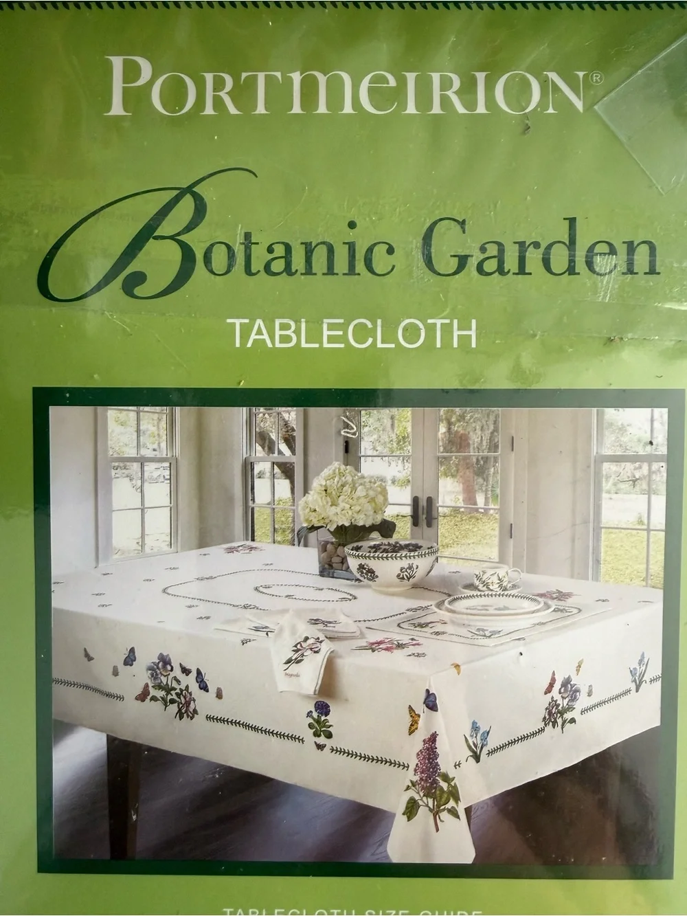 Portmeirion Botanic Garden Floral Tablecloth 60 x 102 New